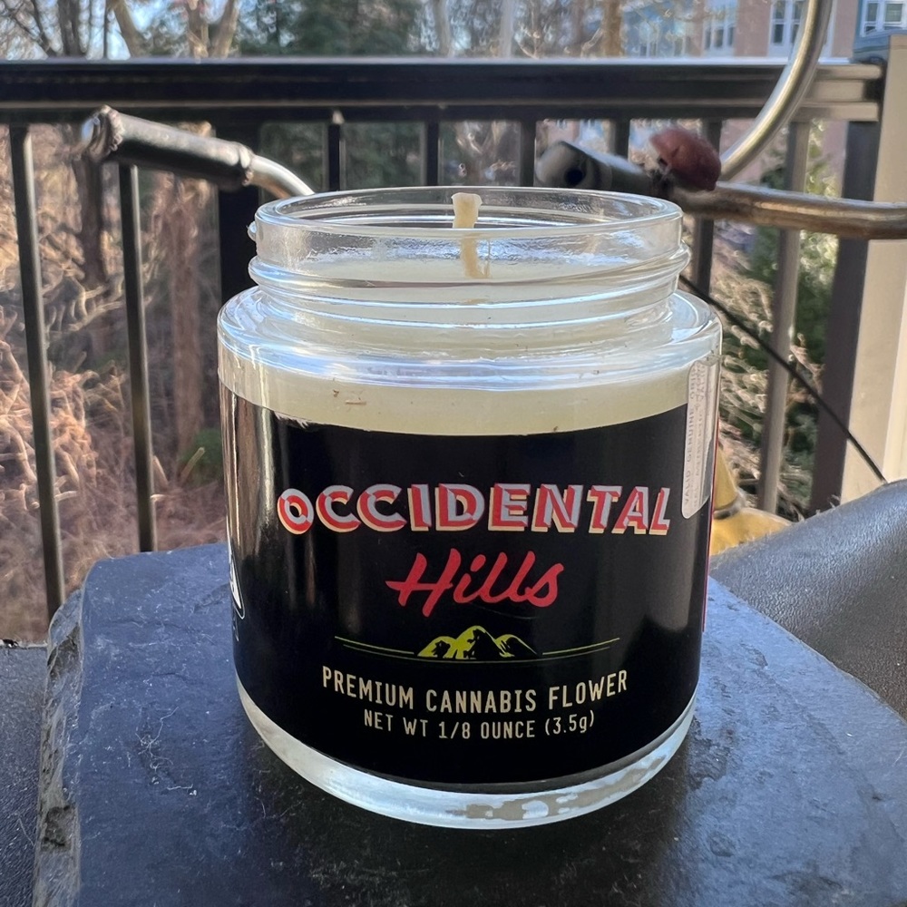 Recycled Cannabis Candle